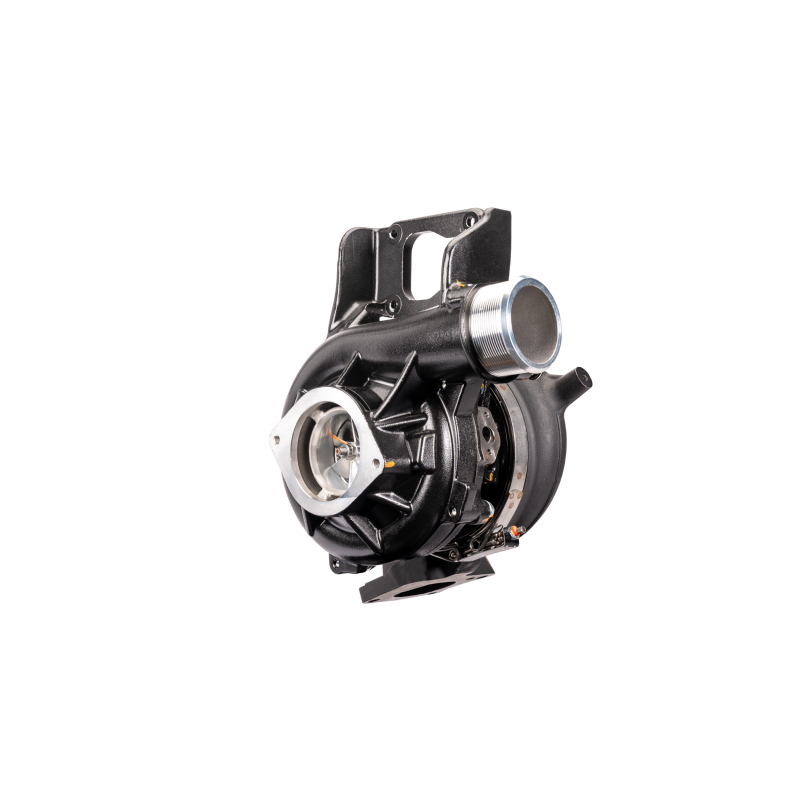 Fleece Performance 63mm Cheetah Turbocharger for 2017-2023 GM 6.6L L5P Duramax diesel engines.