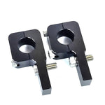 Set of two Fleece Performance steel coolant bypass mounting brackets for 2003-2007 Dodge Ram Cummins diesel engines.