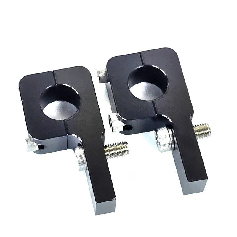 Set of two Fleece Performance steel coolant bypass mounting brackets for 2003-2007 Dodge Ram Cummins diesel engines.