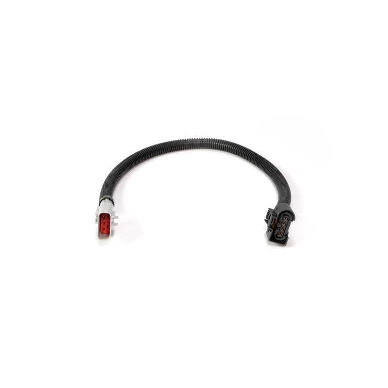 Fleece Performance VGT Actuator Harness Adapter with heavy-duty automotive connectors and protective wire loom.