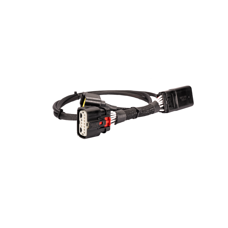 Fleece Performance charging circuit wiring harness with factory-style connectors for 2019 Ford 6.7L Power Stroke trucks.