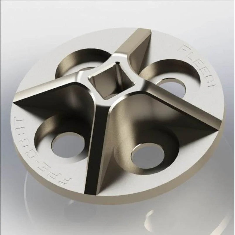 Yellow zinc plated 1018 steel crankshaft barring tool for 1994-2018 Dodge Ram 5.9L and 6.7L Cummins engines.
