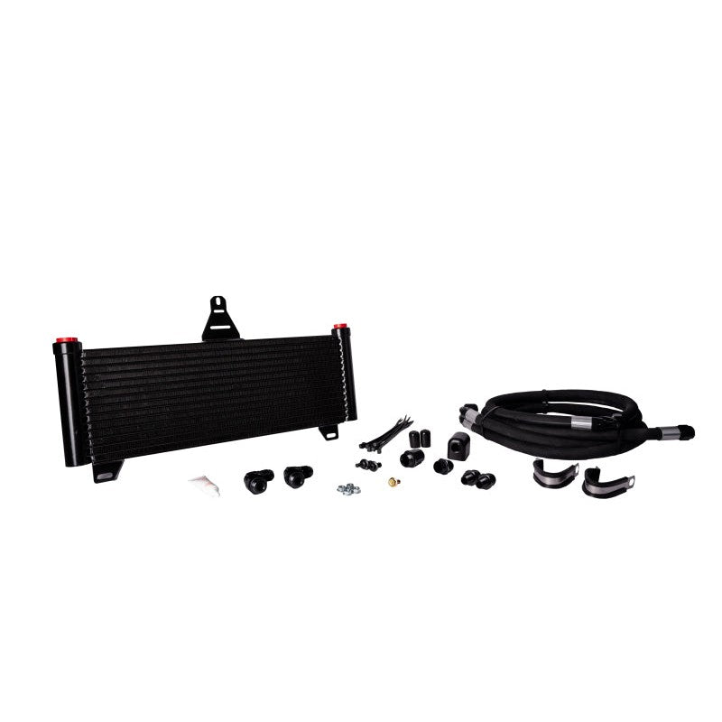 Fleece Performance heavy-duty transmission cooler and line kit with AN fittings for 1994-2002 Dodge Ram.