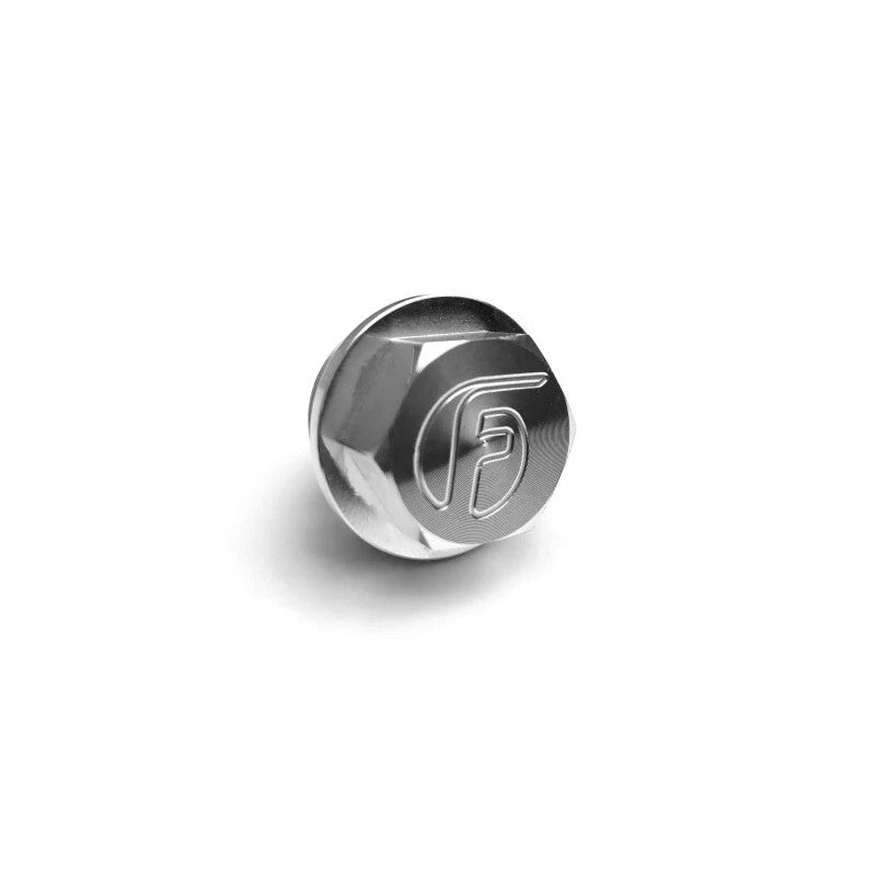 Billet aluminum HE351CW actuator solenoid plug with boost reference fitting for 2005-2007 Dodge Ram 2500 and 3500.