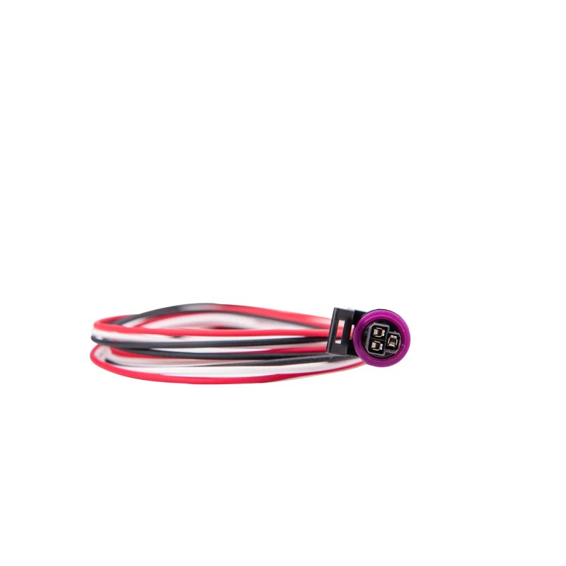 Fleece Performance 36-inch universal pressure sensor pigtail with 3-pin connector and wire leads.