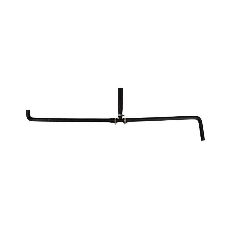 Fleece Performance universal 5/8 inch ID pre-formed coolant hose with 90 degree ends and 1 inch ID T-fitting