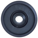 Fluidampr 740121 black steel internally balanced viscous crankshaft damper for GM LS engines.