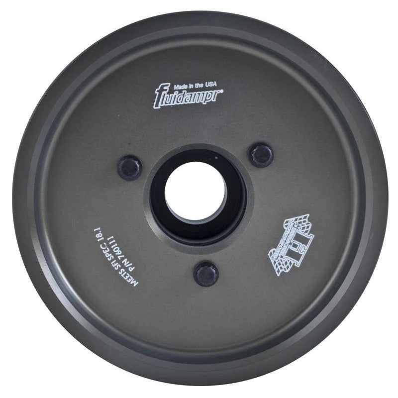 Fluidampr 760111 precision CNC machined steel internally balanced viscous harmonic damper for GM 6.2L engines