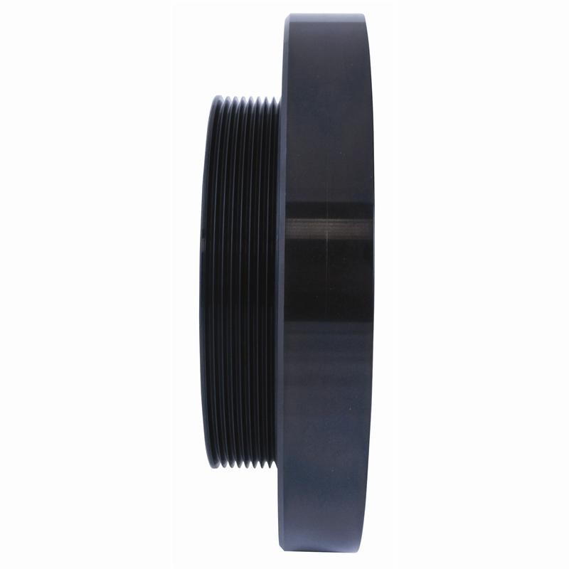 Fluidampr black zinc steel viscous damper for 1998-2002 Dodge Cummins 5.9L engines with engraved timing marks