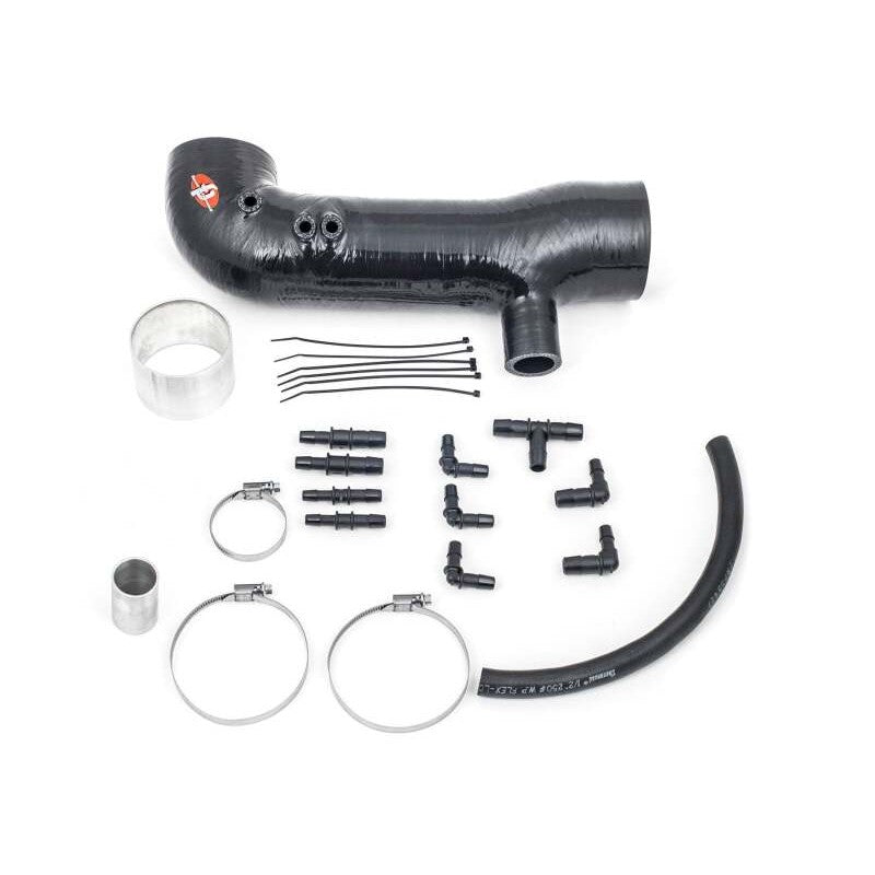 Forced Performance 84mm diameter high-flow intake pipe for Subaru EJ series engines.