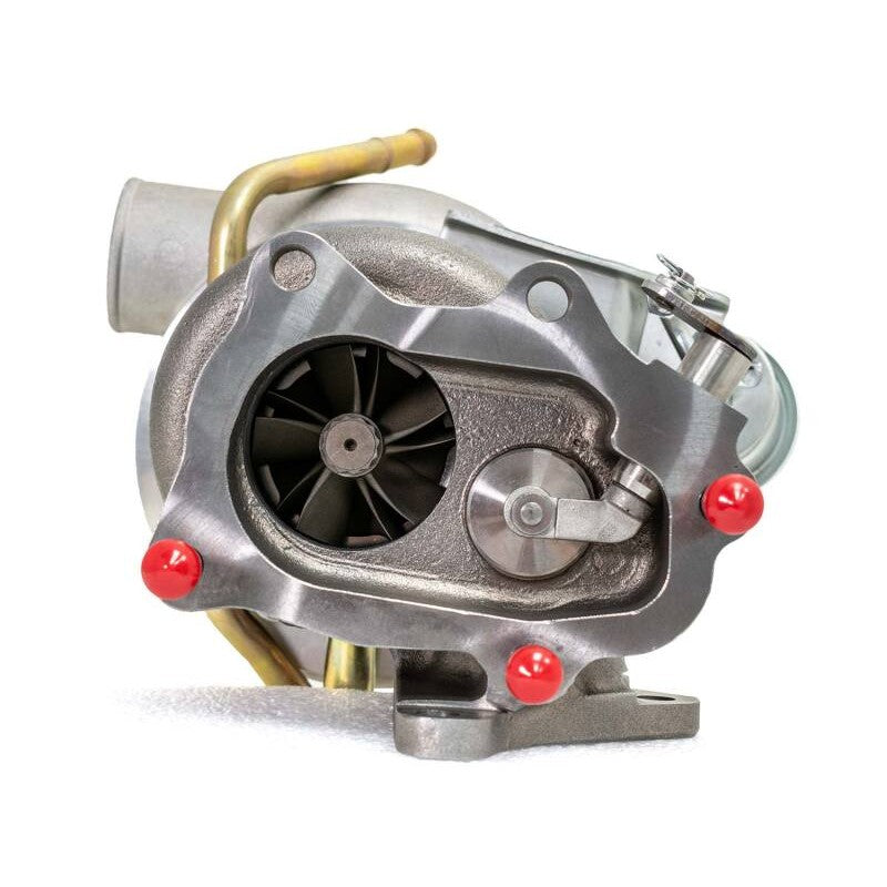 Forced Performance Green UHF turbocharger with 8cm housing and TiAL wastegate for Subaru WRX and STI models.