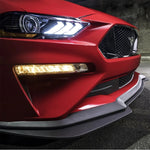 Ford Performance Pack 2 front splitter kit with mounting hardware for 2018-2021 Ford Mustang GT