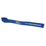 Ford Performance Blue winch pull strap with white logo for 2021-2024 Ford Bronco recovery winches.