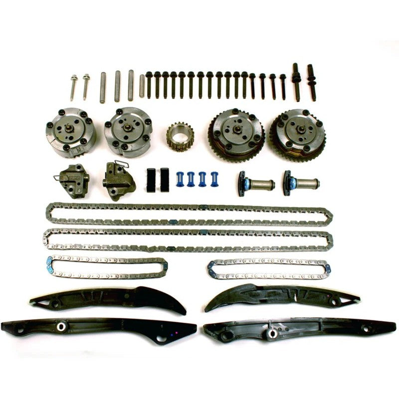 Ford Racing M-6004-A504 camshaft drive kit with timing chains, VCT phasers, and tensioners for 2011-2014 Mustang 5.0L