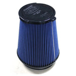 Ford Racing M-9601-G blue high-flow cotton gauze air filter for 2010-2018 Ford Mustang Shelby GT350 and GT500.