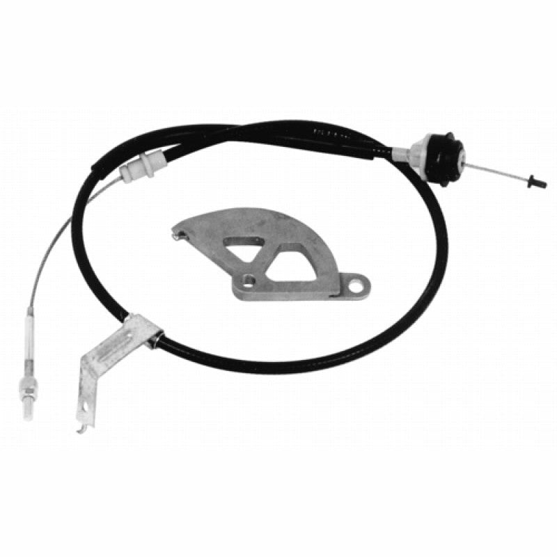 Ford Racing M-7553-B302 adjustable clutch linkage kit with cable and hardware for 1982-1995 Ford Mustang.