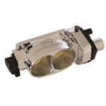 Polished Ford Racing twin 62mm billet aluminum throttle body for 2005-2010 Mustang GT