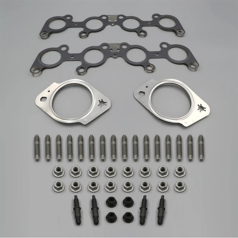 Ford Racing exhaust manifold gaskets and mounting hardware for 5.0L Coyote engines