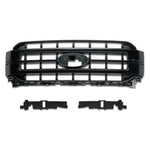 Ford Racing black painted replacement grille with honeycomb mesh design for 2018-2023 Ford F-150 pickup trucks.