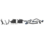 Ford Performance dual oil air separator kit for 2024-2025 Mustang 5.0L with canisters, brackets, and OEM-quality hoses.