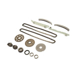 Ford Racing camshaft drive kit with timing chains, sprockets, tensioners, and guides for 4.6L 2V engines.