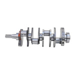 Finish machined forged steel 92.7mm stroke crankshaft for Ford 5.0L Coyote engines.