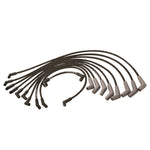 Ford Racing 9mm black spark plug wire set with 45-degree boots, numbered for cylinder identification.