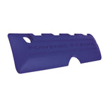Blue Ford Racing composite ignition coil covers with Powered By Ford script and textured finish.