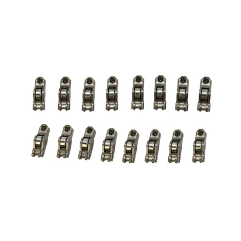 Ford Racing extruded aluminum modular rocker arms with needle-bearing fulcrums and roller tips