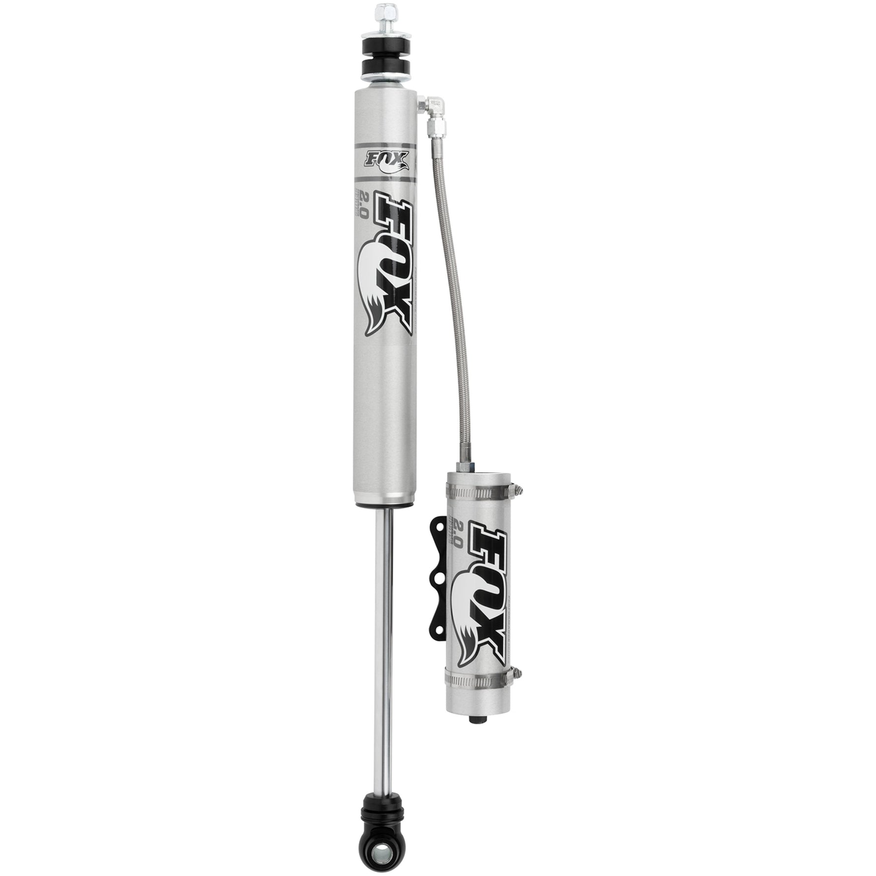 Fox 2.0 Performance Series 10.1in travel remote reservoir front shock for 4-5in lifted Ford F-250 and F-350 trucks.