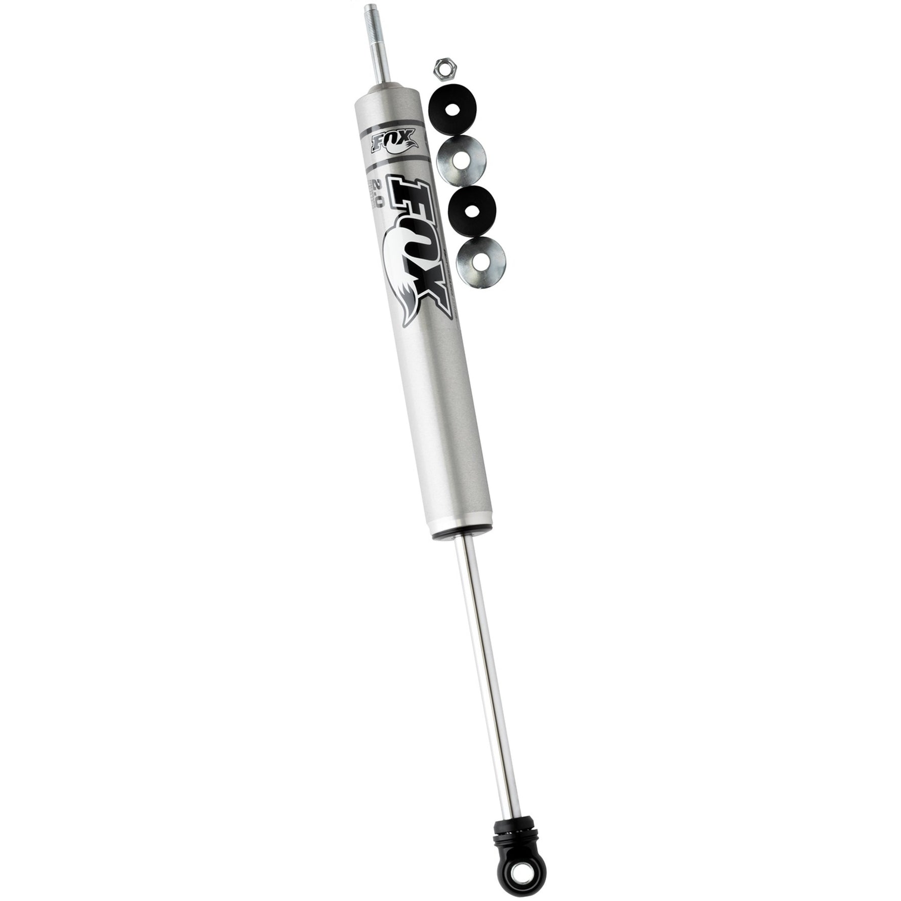 Fox 2.0 Performance Series aluminum smooth body IFP front shock absorber for 4-5 inch lifted Ford and Ram trucks