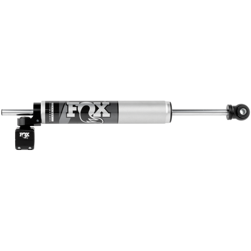 Fox 2.0 Performance Series TS Steering Stabilizer with 8.1 inch travel and 1.5 inch tie rod clamp for Jeep Wrangler JK.