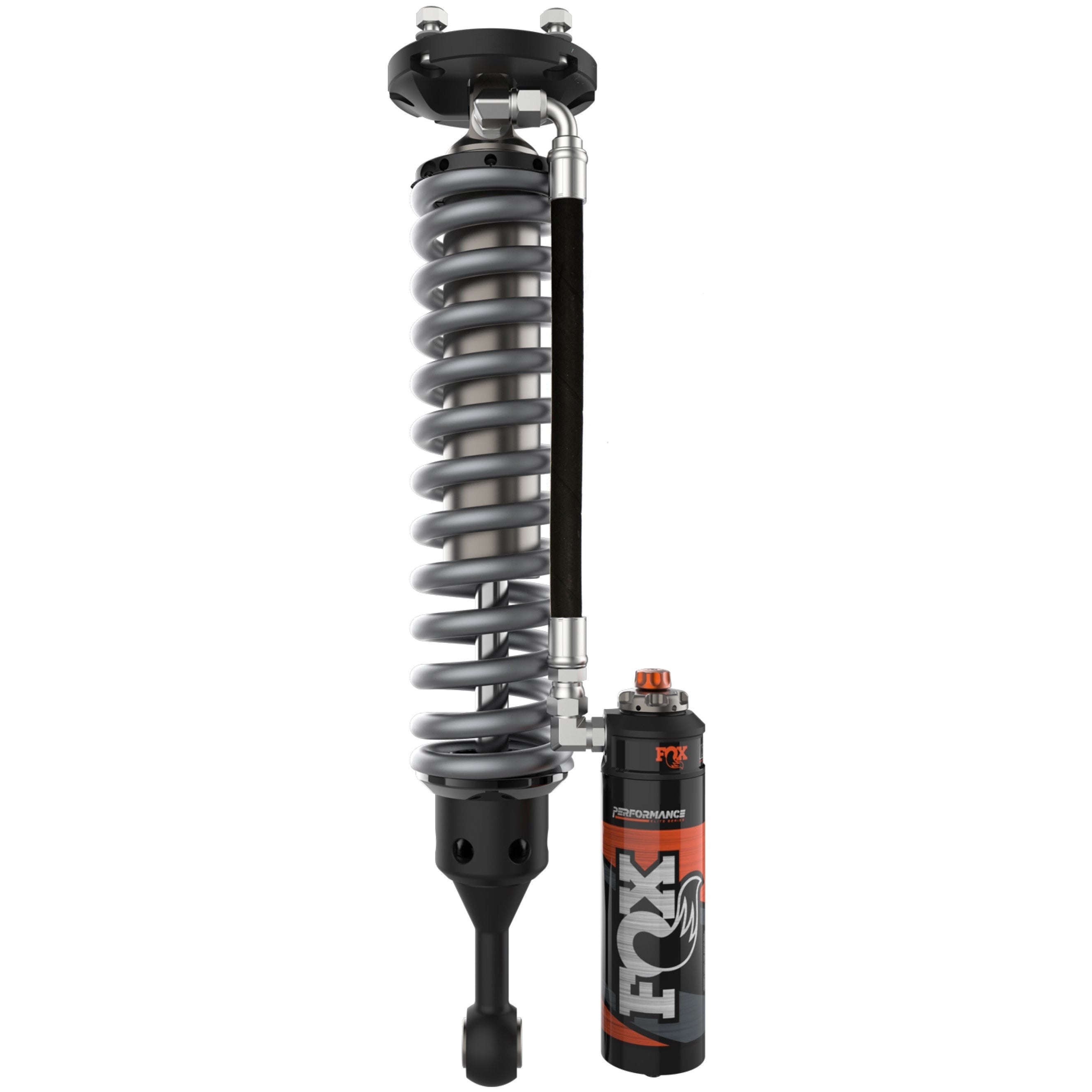 FOX Performance Elite Series 2.5 front coilover reservoir shocks and upper control arms for 2007-2021 Toyota Tundra.