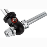 Fox Factory Series 2.0 ATS steering stabilizer with external reservoir and 1-5/8 inch tie rod mounting clamp.