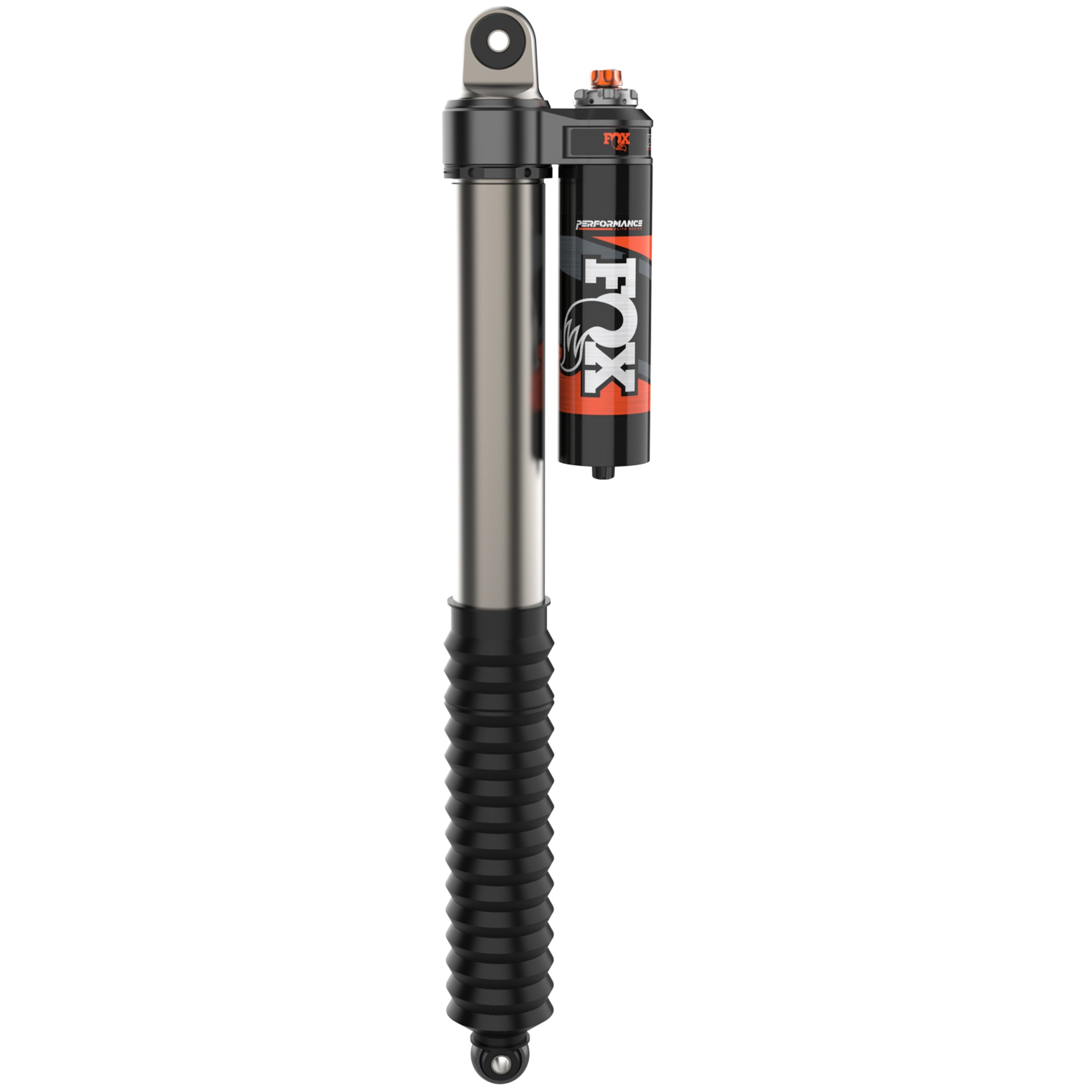 FOX Performance Elite 2.5 Series rear remote reservoir shock with DSC adjuster for 2015-2020 Ford F-150 4WD.