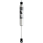 Fox 2.0 Performance Series IFP smooth body front shock with clear-anodized aluminum body and black mounting hardware.