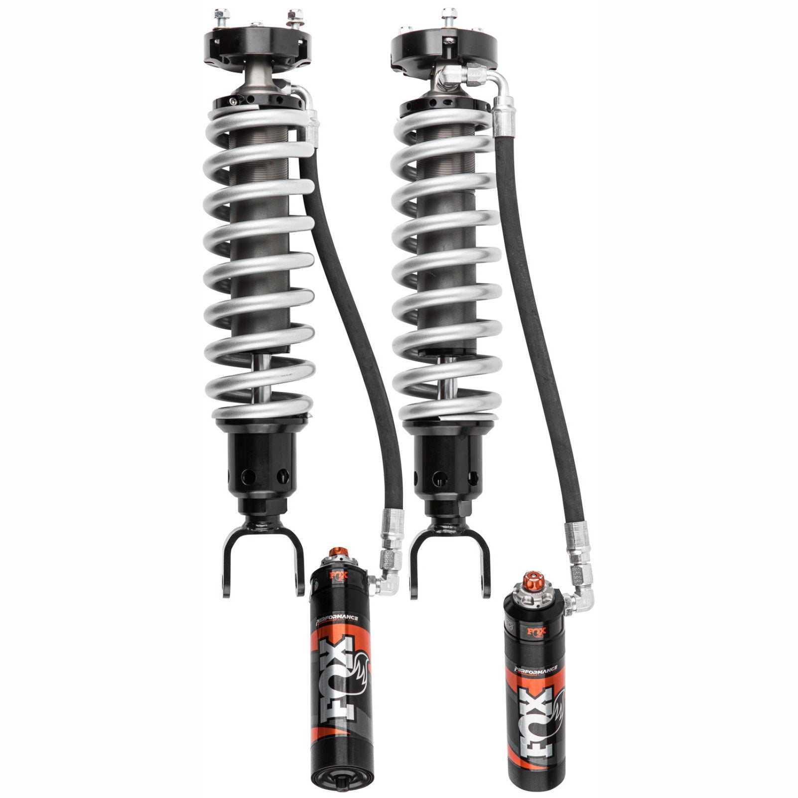 Fox 2.5 Performance Elite Series front coilover with remote reservoir and DSC adjuster for Ram 1500
