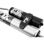 Fox 2.0 Performance Series smooth body rear shock featuring an external reservoir and aluminum mounting clamp.