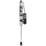 Fox 2.0 Performance Series remote reservoir rear shock with aluminum body and mounting clamp for 2020-2025 Jeep Gladiator.