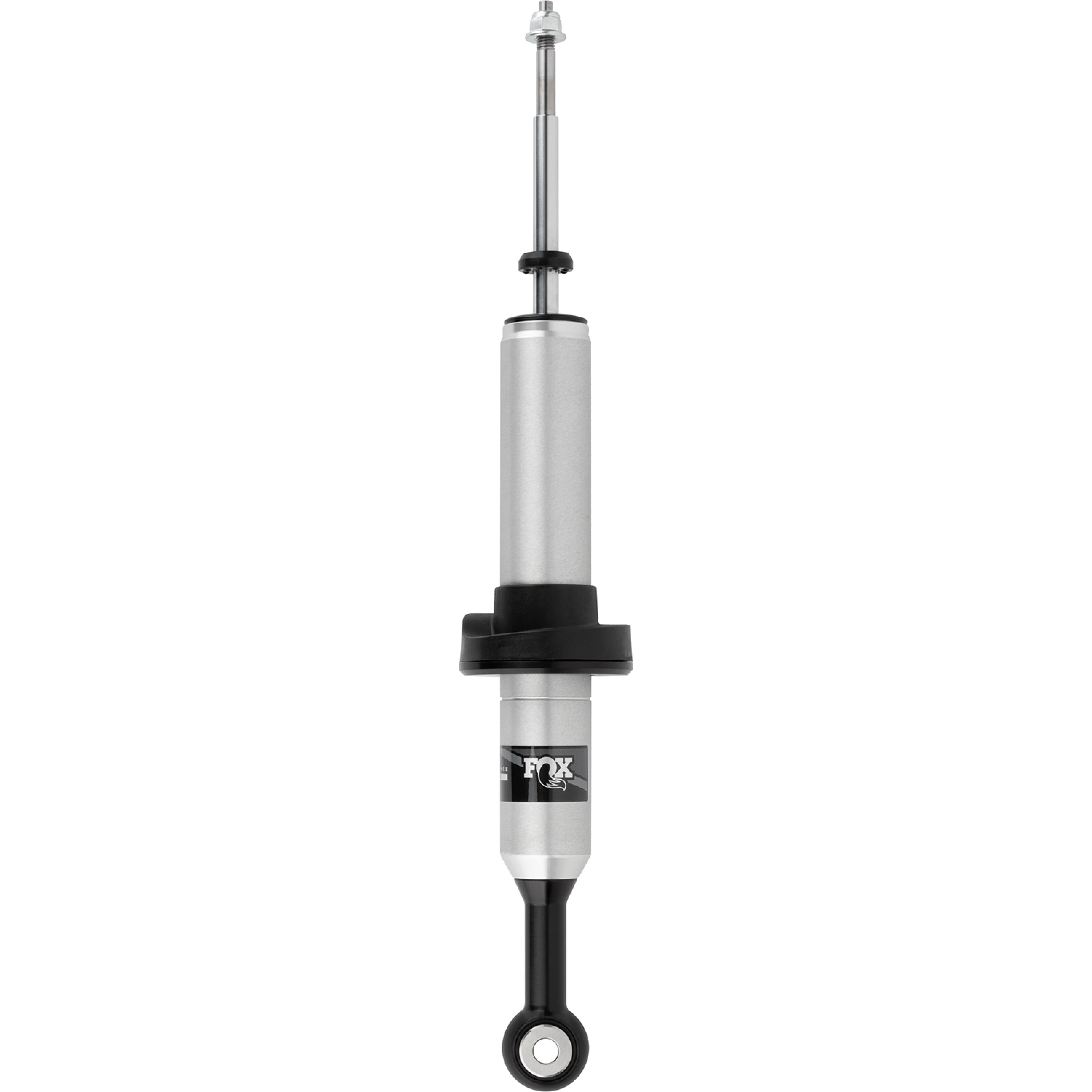 Fox 2.0 Performance Series IFP coilover shock featuring an aluminum body and black anodized components for Toyota Tacoma.