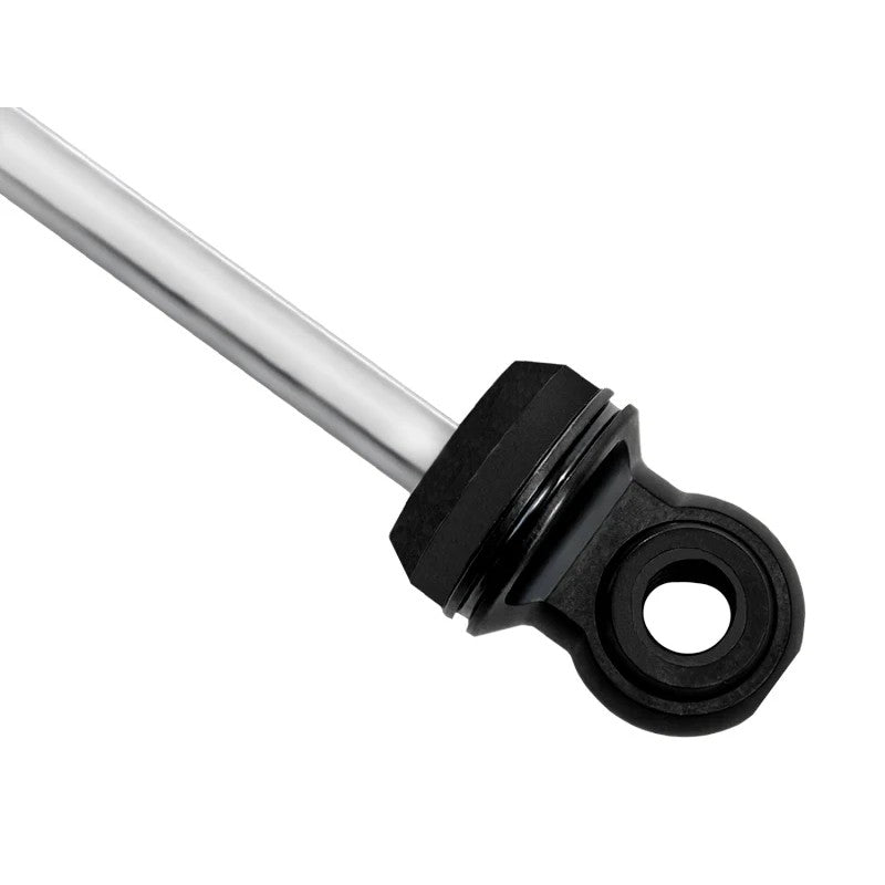 Pair of Fox Performance Elite Series 2.5 remote reservoir shocks with DSC adjusters for 0-1.5 inch lift Ford trucks.
