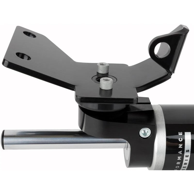 Fox 2.0 Performance Series TS Steering Stabilizer with aluminum body and 5/8 inch chrome through-shaft.