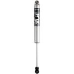 Fox 2.0 Performance Series aluminum smooth body front shock with black anodized mounting hardware.