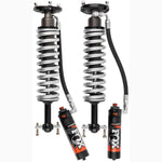 Pair of Fox 2.5 Factory Series front reservoir coilovers with zinc-plated bodies for 2019-2023 Ford Ranger.