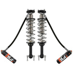 Fox Performance Elite 2.5 series front reservoir coil-over shock with black upper control arm for Ford Bronco.