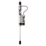 Fox 2.0 Performance Series aluminum smooth body front shock with external reservoir and mounting clamp.
