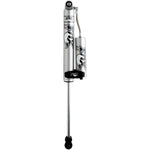 Fox 2.0 Performance Series aluminum remote reservoir rear shock with 5/8 inch chrome shaft and mounting clamp.