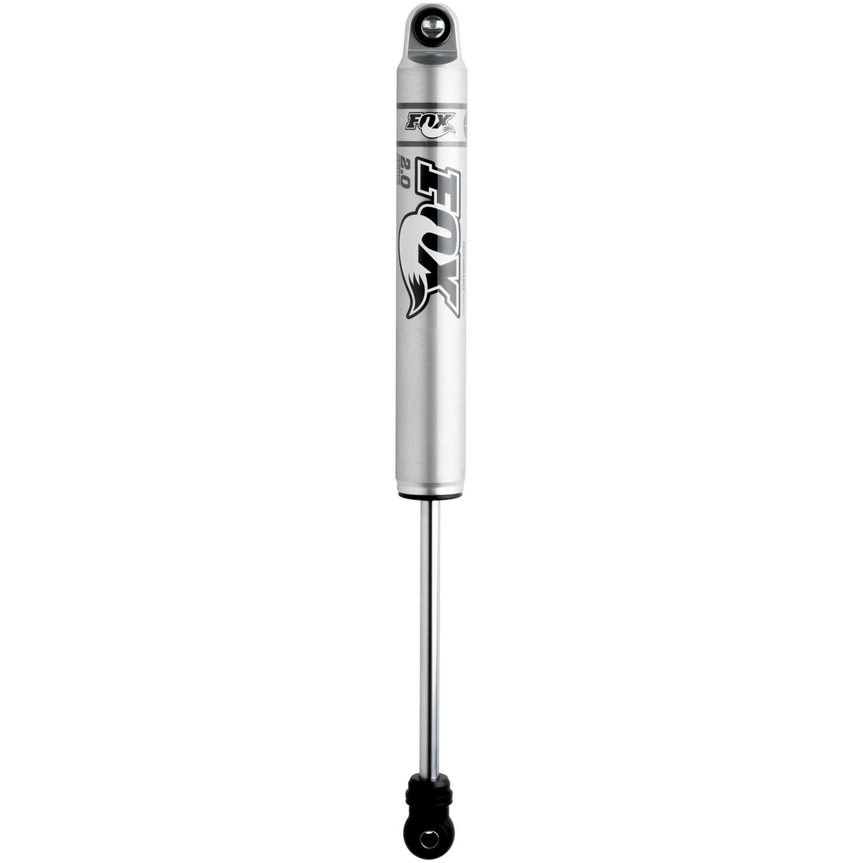 Fox 2.0 Performance Series aluminum smooth body IFP rear shock with black-anodized hardware.