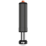 Fox Factory Race Series 2.0 x 4.0 hydraulic bump stop with Cerakote finish and 1.25 inch chromoly shaft.