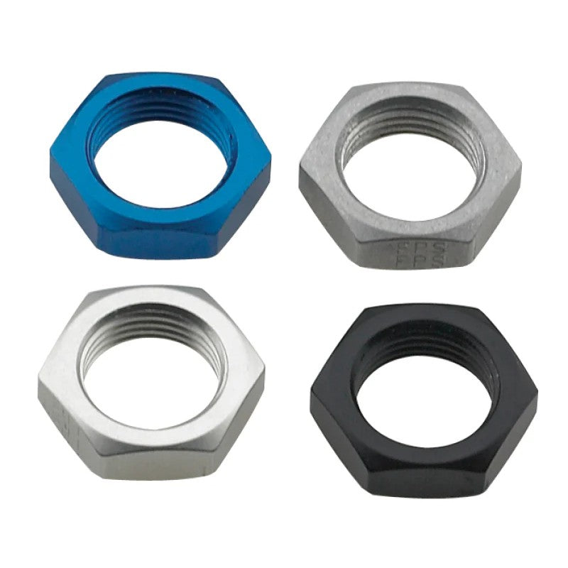 Fragola Performance Systems -10AN black anodized aluminum bulkhead nut